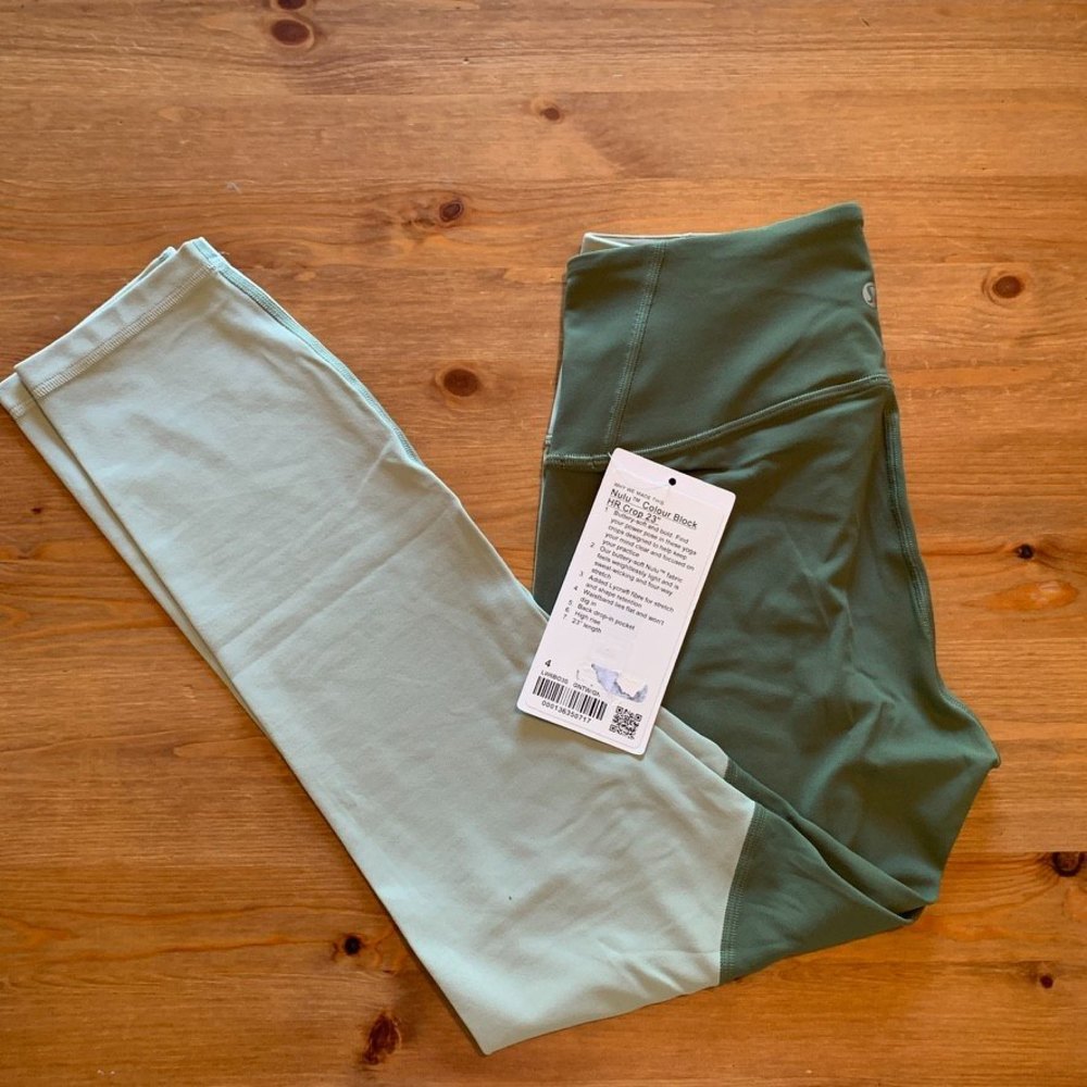 Lululemon Leggings Nulu ™ Colour Block HR Crop 23" NWT